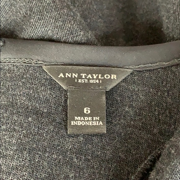 Ann Taylor Gray Long Sleeve Dress - Picture 4 of 4